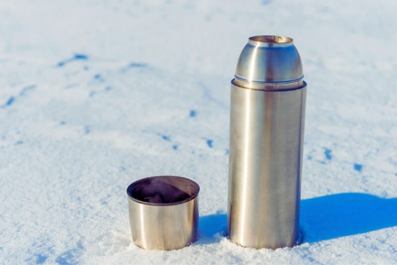 Insulated Water Bottle or Thermos for snowboading